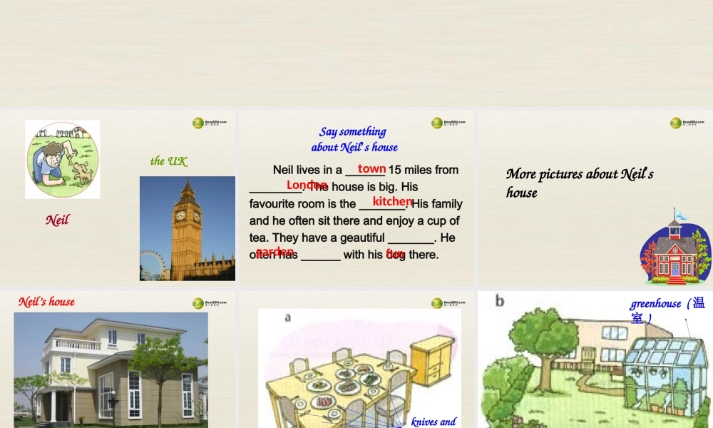 牛津译林初中英语七下Unit 1 Dream homes课件2 .ppt