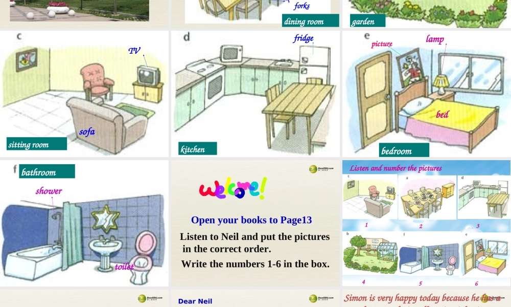 牛津译林初中英语七下Unit 1 Dream homes课件2 .ppt