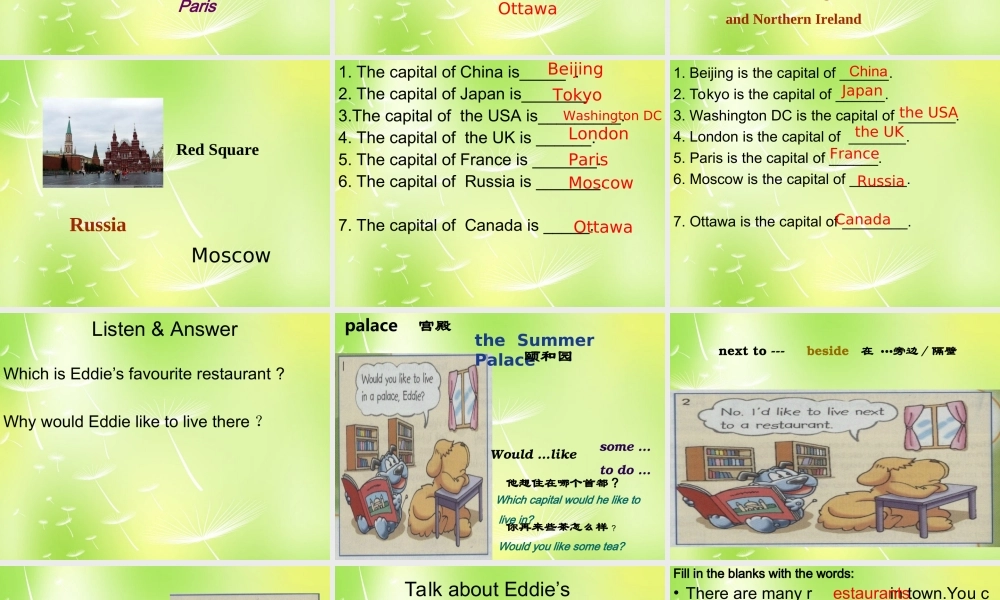 牛津译林初中英语七下Unit 1 Dream homes课件 .ppt