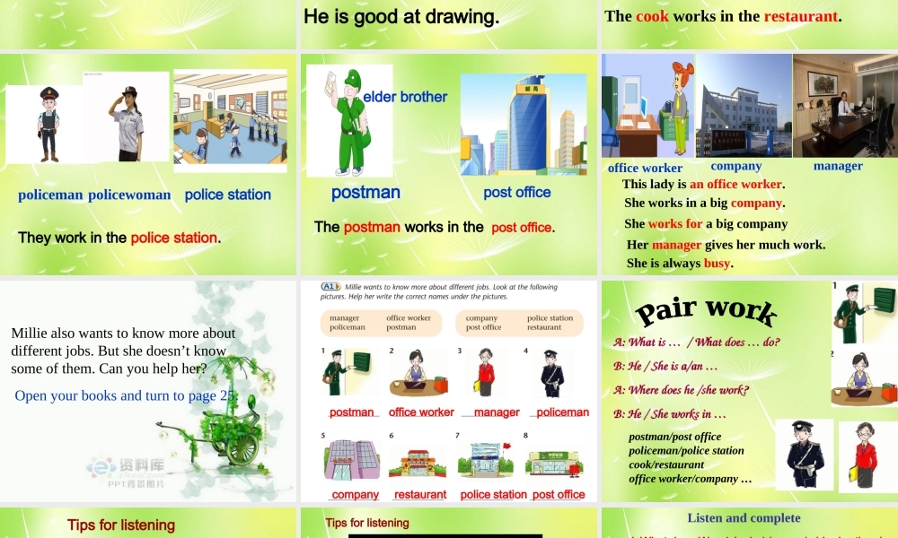 牛津译林初中英语七下Unit 2 Neighbours Integrated skills》课件 .ppt