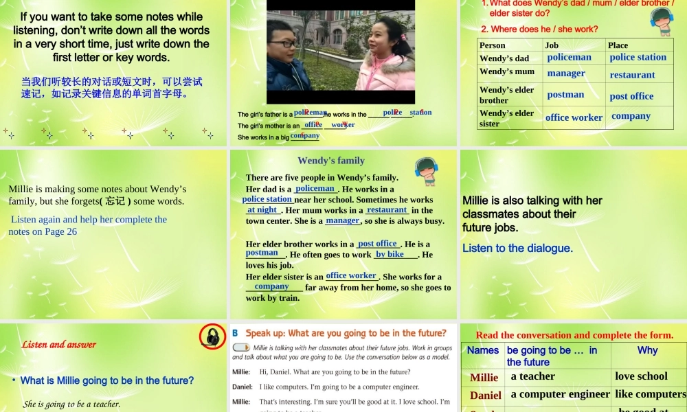 牛津译林初中英语七下Unit 2 Neighbours Integrated skills》课件 .ppt