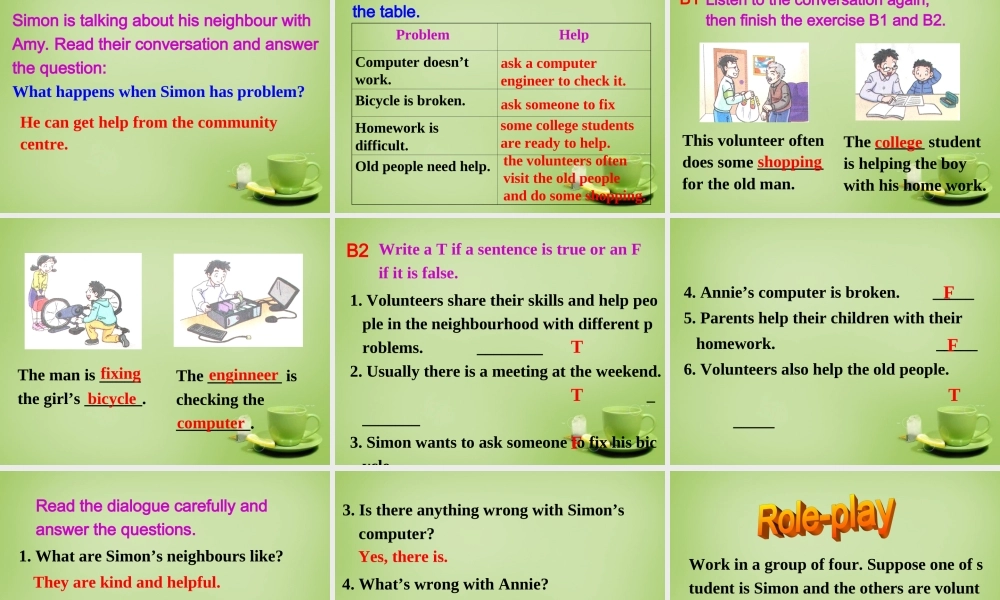 牛津译林初中英语七下Unit 2 Neighbours reading课件1 .ppt