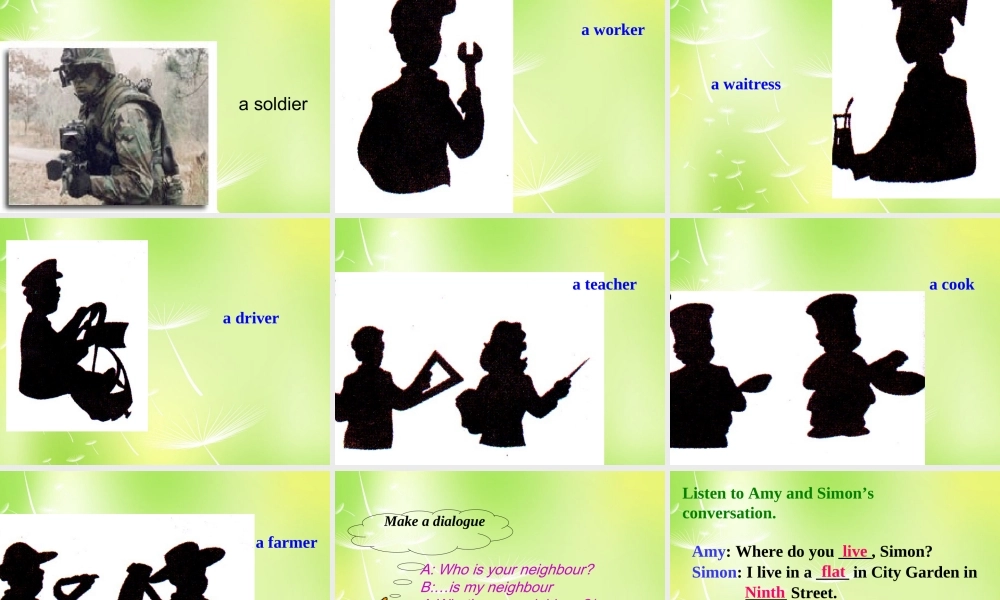 牛津译林初中英语七下Unit 2 Neighbours welcome》课件 .ppt