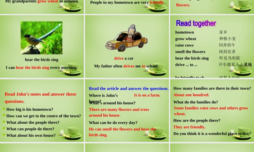 牛津译林初中英语七下Unit 3 Welcome to Sunshine Town task课件 .ppt