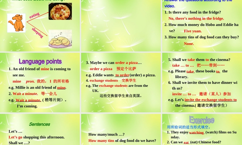 牛津译林初中英语七下Unit 3 Welcome to Sunshine TownWelcome to the unit》课件 .ppt