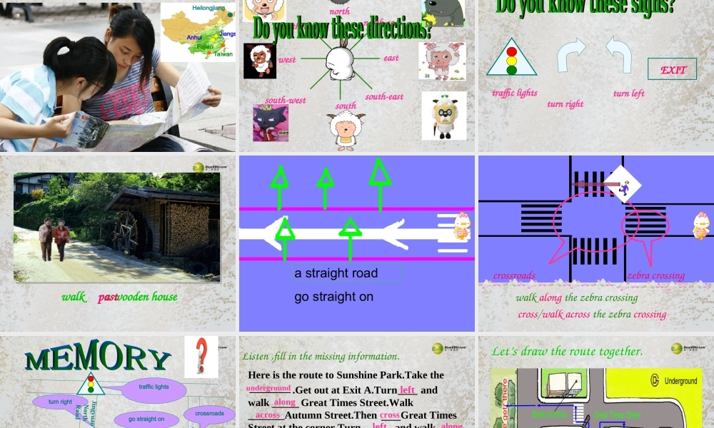 牛津译林初中英语七下Unit 4 Finding your way Main task课件 .ppt