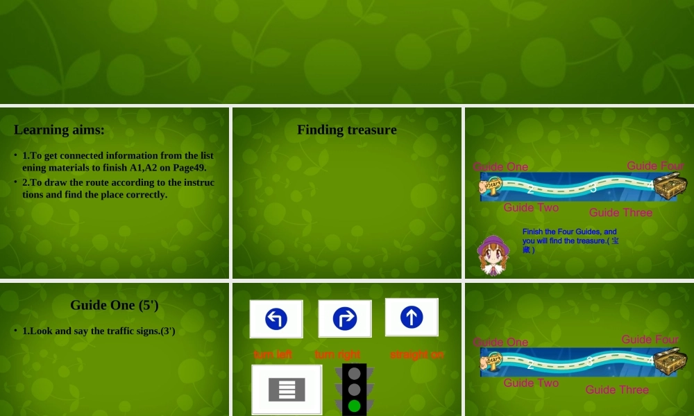 牛津译林初中英语七下Unit 4 Finding your way Integrated skills 2课件 .ppt