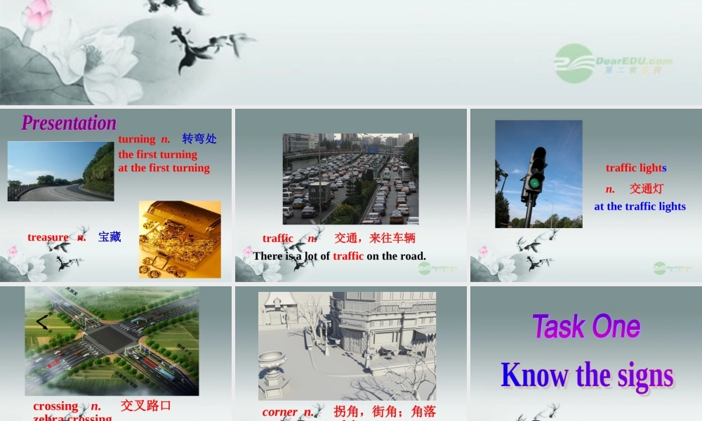 牛津译林初中英语七下Unit 4 Finding your way》Integrated skills课件 .ppt