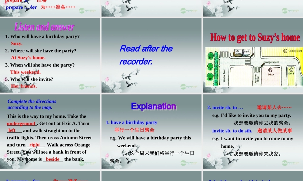 牛津译林初中英语七下Unit 4 Finding your way》Task课件 .ppt