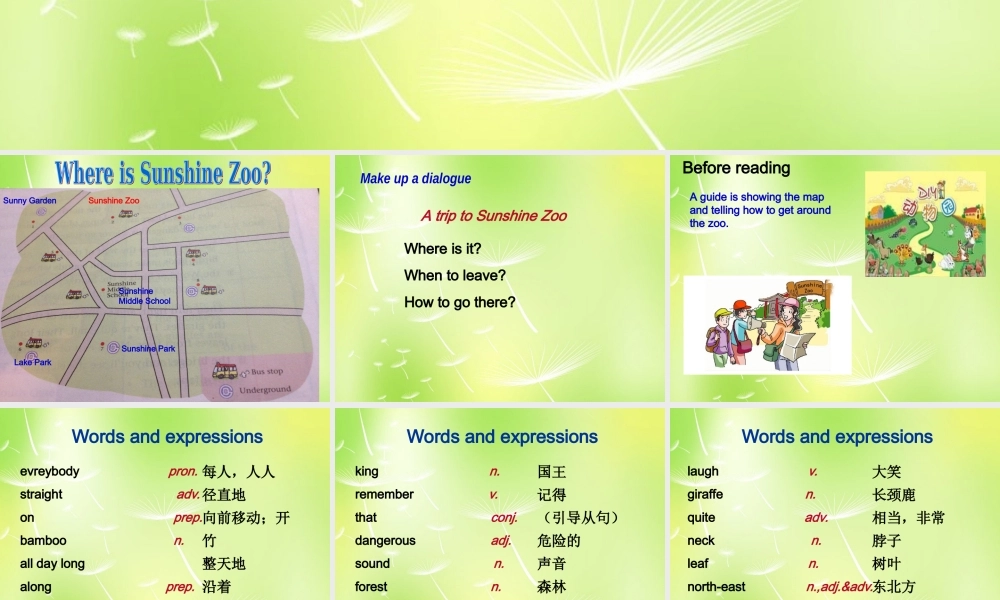 牛津译林初中英语七下Unit 4 Finding your ways Reading》课件 .ppt