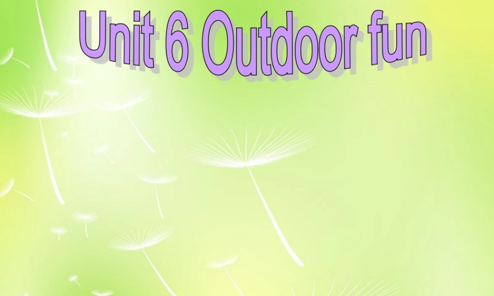 牛津译林初中英语七下Unit 6 Outdoor fun Study skills》课件 .ppt