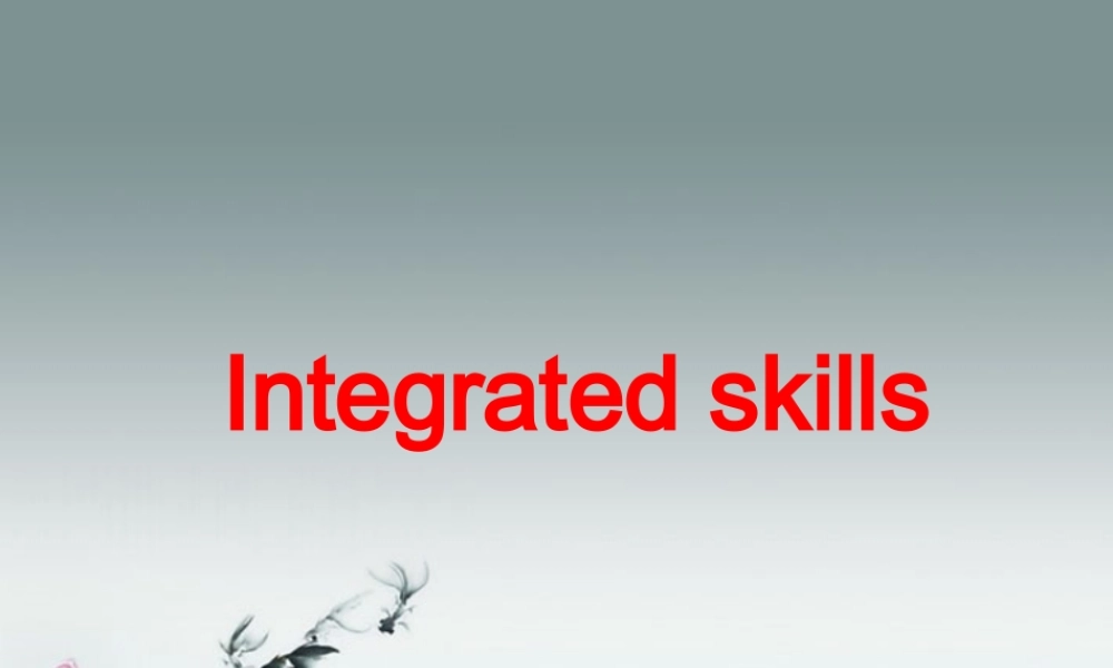 牛津译林初中英语七下Unit 6 Outdoor fun》Integrated skills课件 .ppt