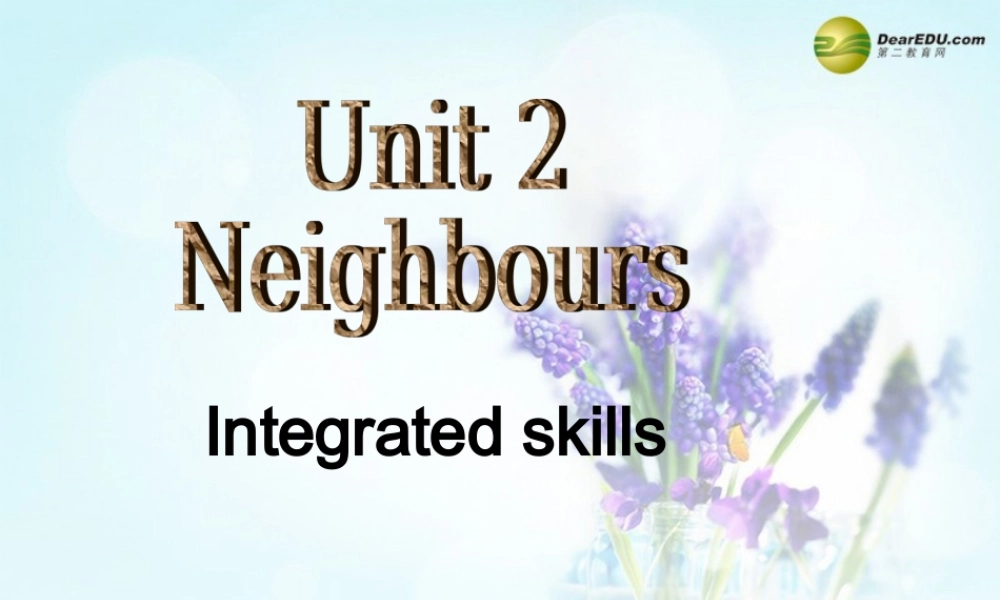 牛津译林初中英语七下Unit2 Neighbours Integrated skills课件 .ppt