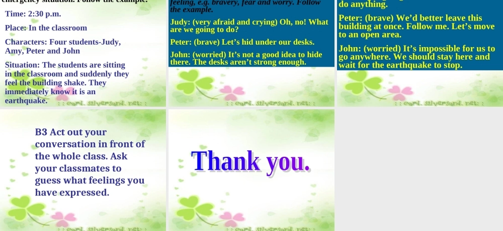 深圳市初中英语九年级级下Unit4 Natural disasters教学课件listening& Speaking.ppt