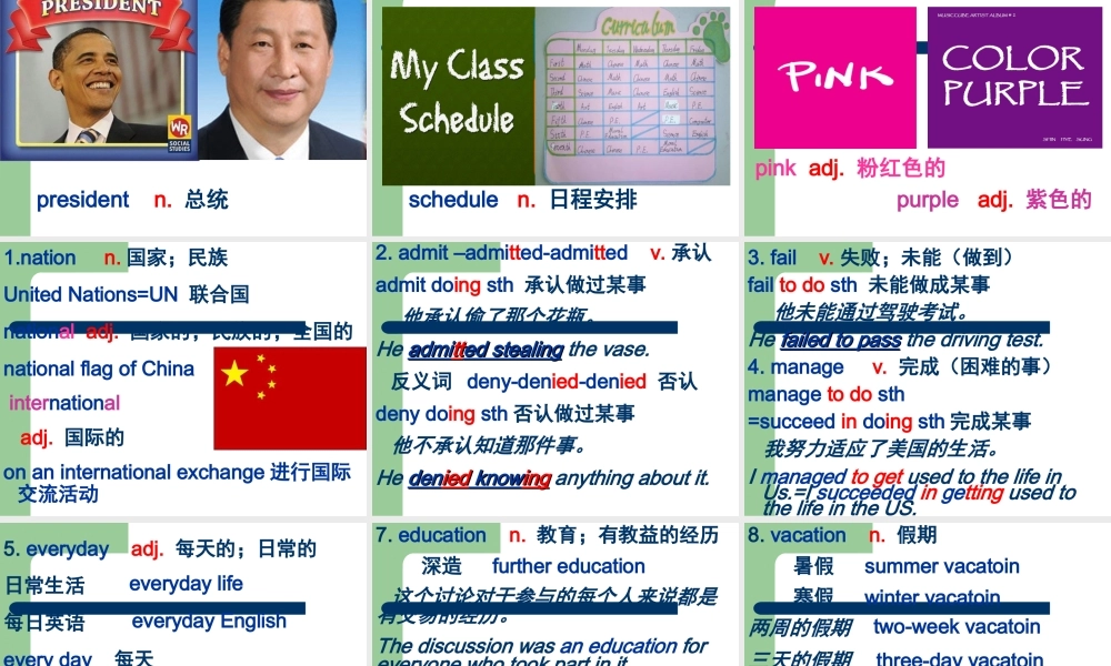 深圳市初中英语九年级级下Unit2 Culture shock教学课件 words.ppt