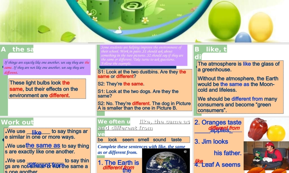 深圳市初中英语九年级级下Unit3 The environment 教学课件grammar.ppt
