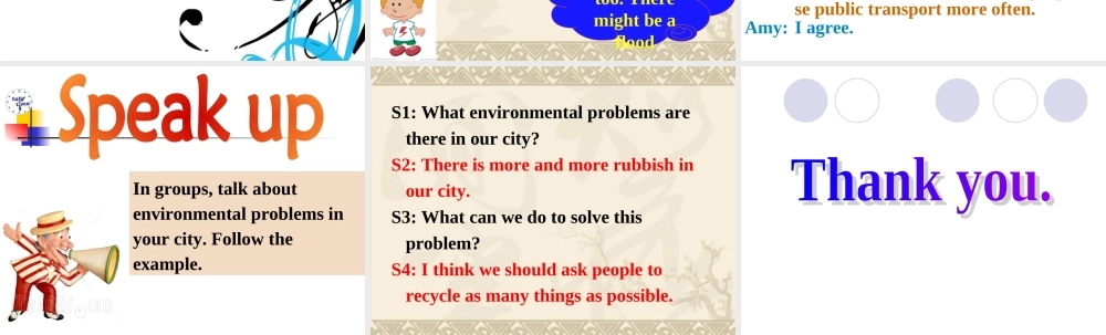 深圳市初中英语九年级级下Unit3 The environment 教学课件 listening& Speaking.ppt