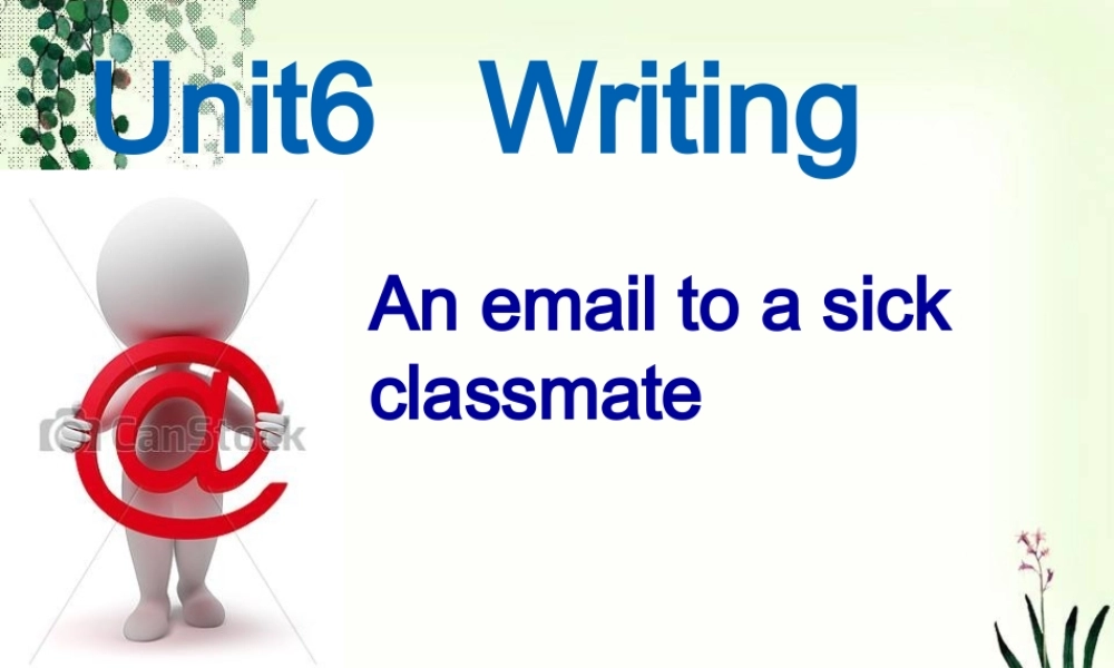 深圳市初中英语九年级级下Unit6 Caring for your health教学课件writing.ppt