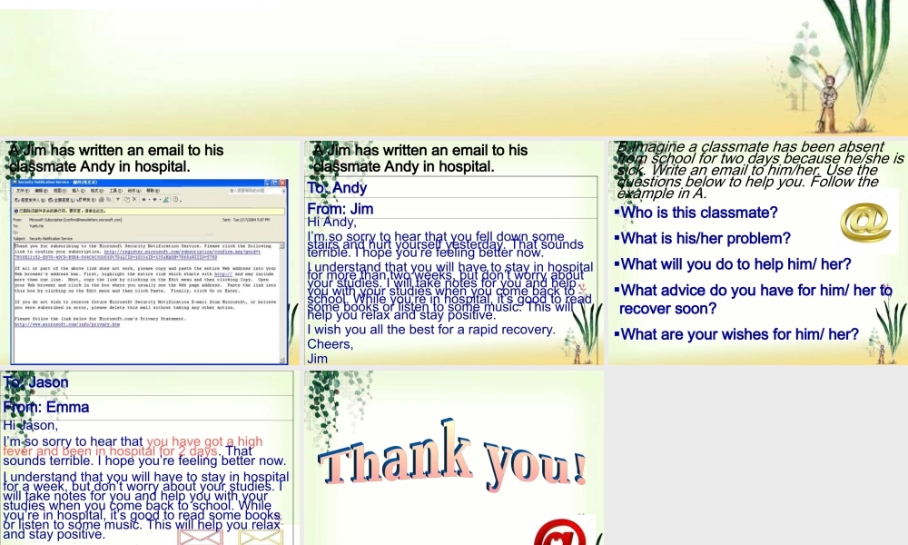 深圳市初中英语九年级级下Unit6 Caring for your health教学课件writing.ppt