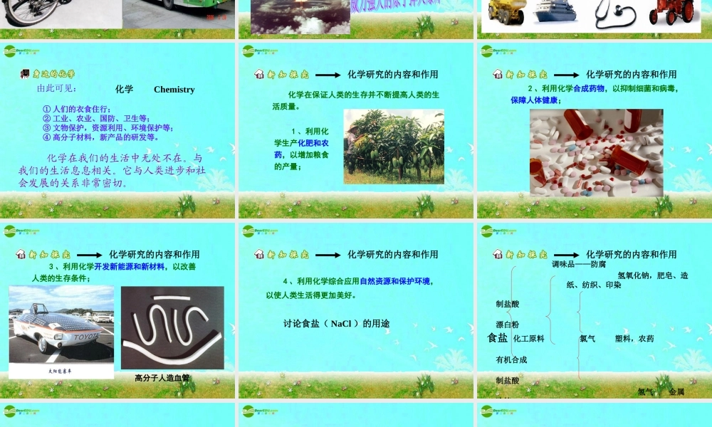 湘教初中化学九上《1专题1 走进化学殿堂》PPT课件.ppt