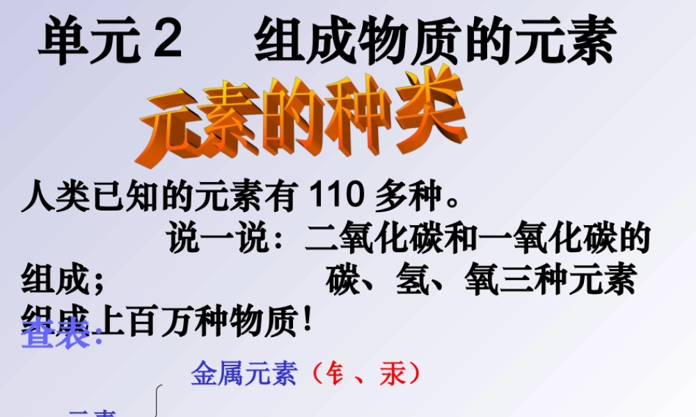 湘教初中化学九上《3单元2 组成物质的元素》PPT课件 (9).ppt