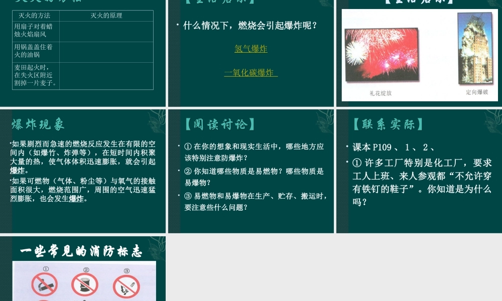 湘教初中化学九上《4单元1 燃烧与灭火》PPT课件 (1).ppt