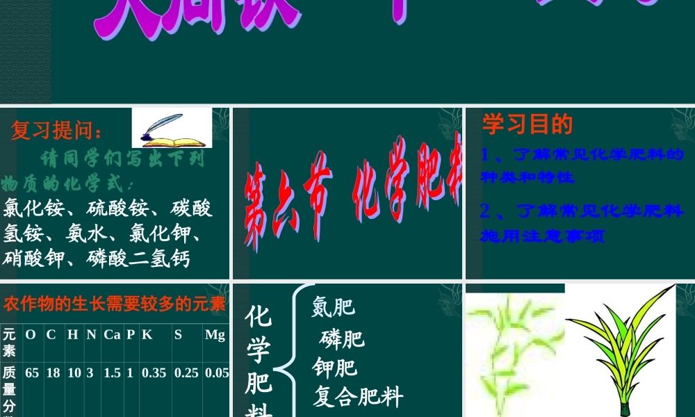 湘教初中化学九下《7单元3 盐 化学肥料》PPT课件 (1).ppt