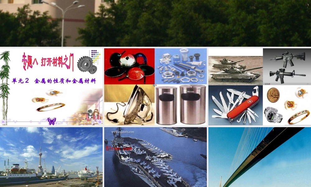 湘教初中化学九下《8单元2 金属的性质》PPT课件 (2).ppt