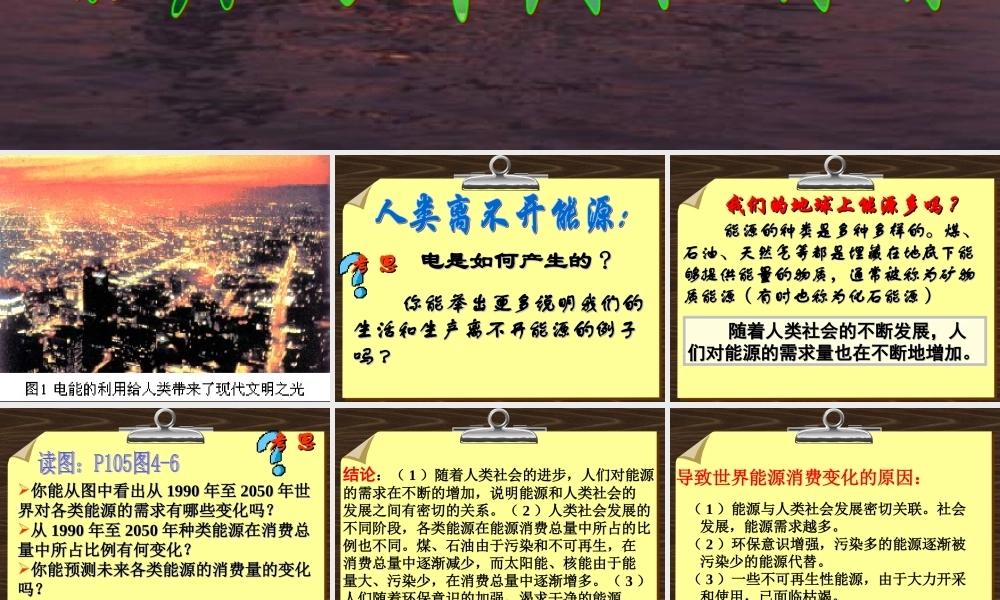 湘教初中化学九下《9单元2 能源的开发与利用》PPT课件.ppt