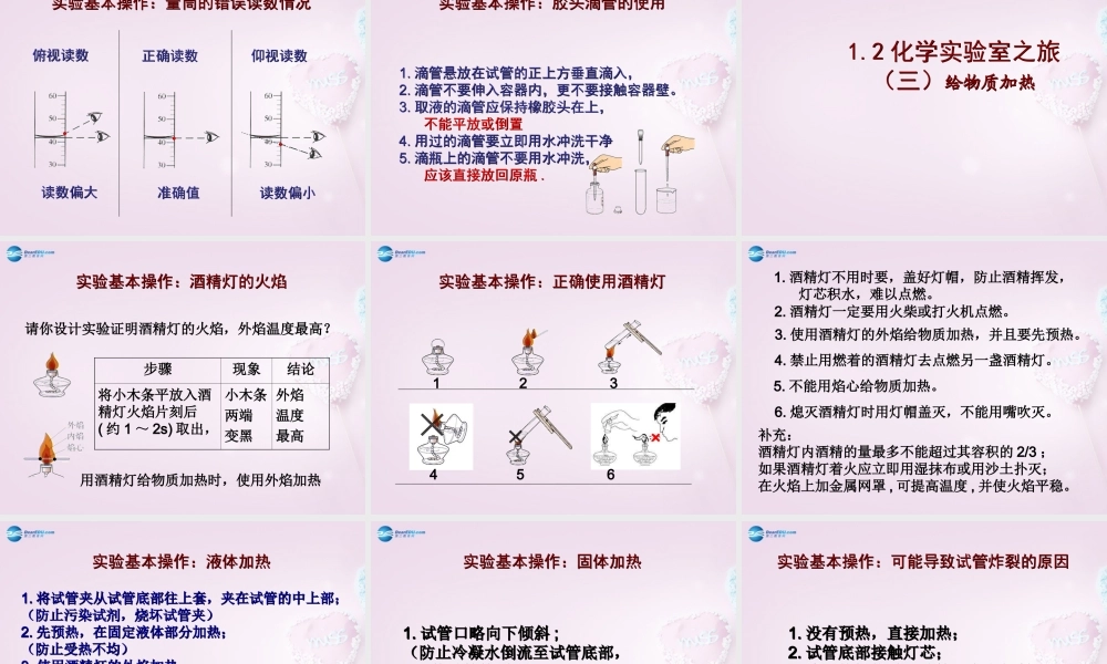 粤教初中化学九上《1.2 化学实验室之旅》PPT课件 (7).ppt