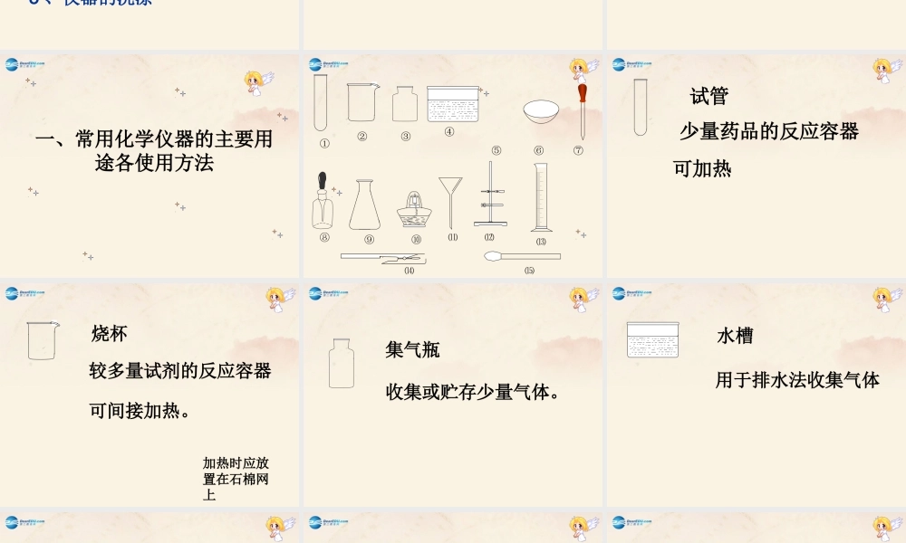 粤教初中化学九上《1.2 化学实验室之旅》PPT课件 (1).ppt