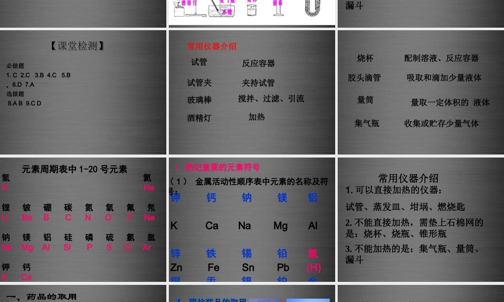 粤教初中化学九上《1.2 化学实验室之旅》PPT课件 (12).ppt