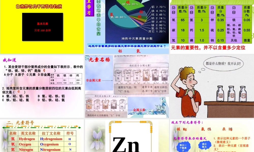 粤教初中化学九上《2.4 辨别物质的元素组成》PPT课件 (1).ppt