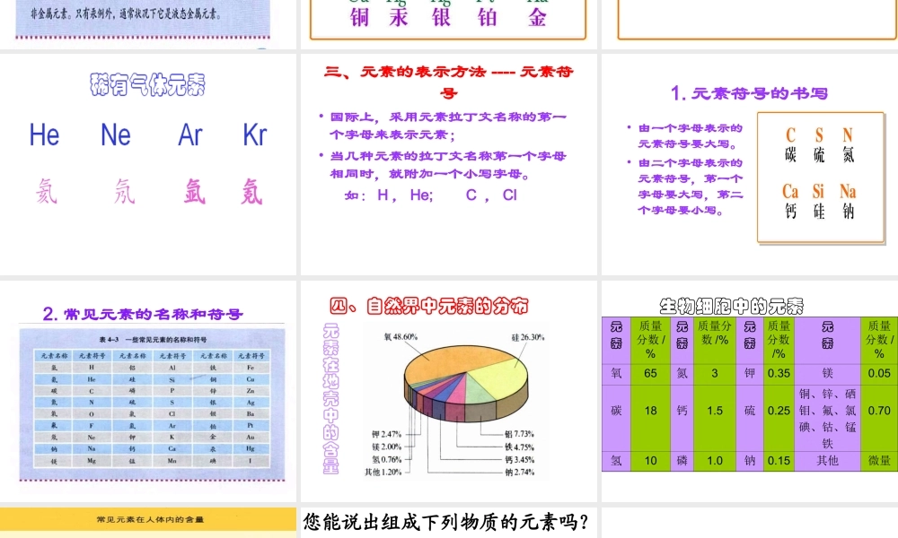 粤教初中化学九上《2.4 辨别物质的元素组成》PPT课件 (5).ppt
