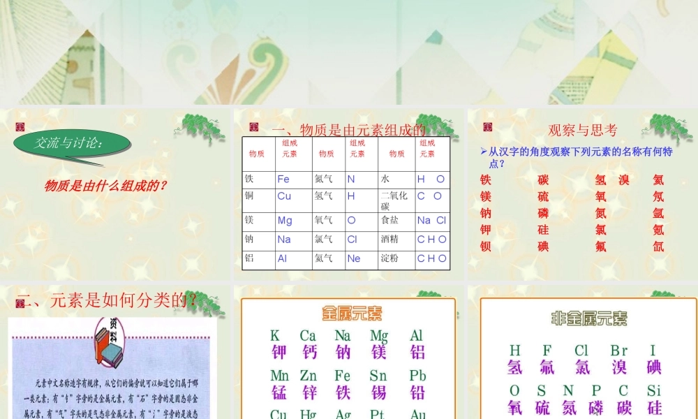 粤教初中化学九上《2.4 辨别物质的元素组成》PPT课件 (6).ppt