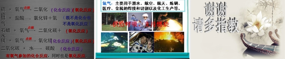粤教初中化学九上《3.1 氧气的性质和用途》PPT课件 (4).ppt
