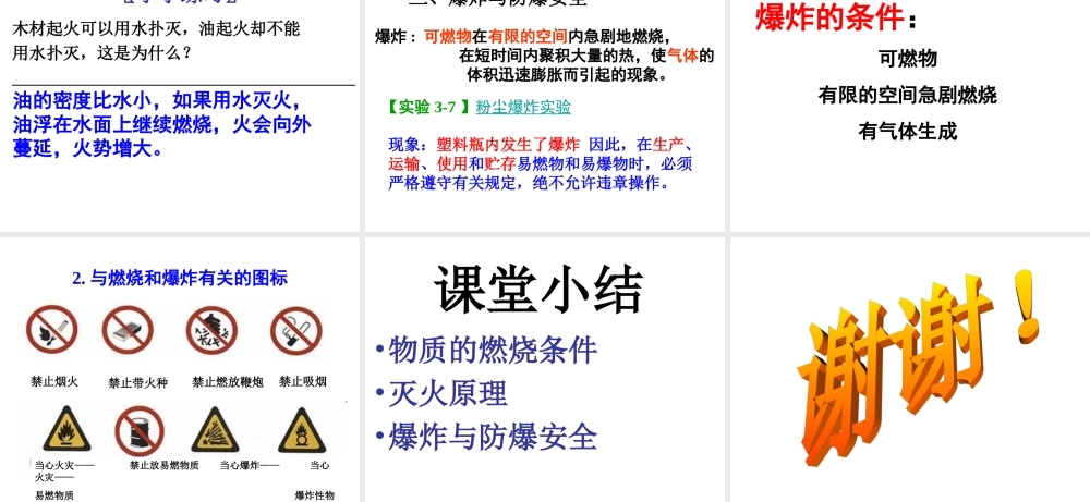 粤教初中化学九上《3.3 燃烧条件与灭火原理》PPT课件 (13).ppt