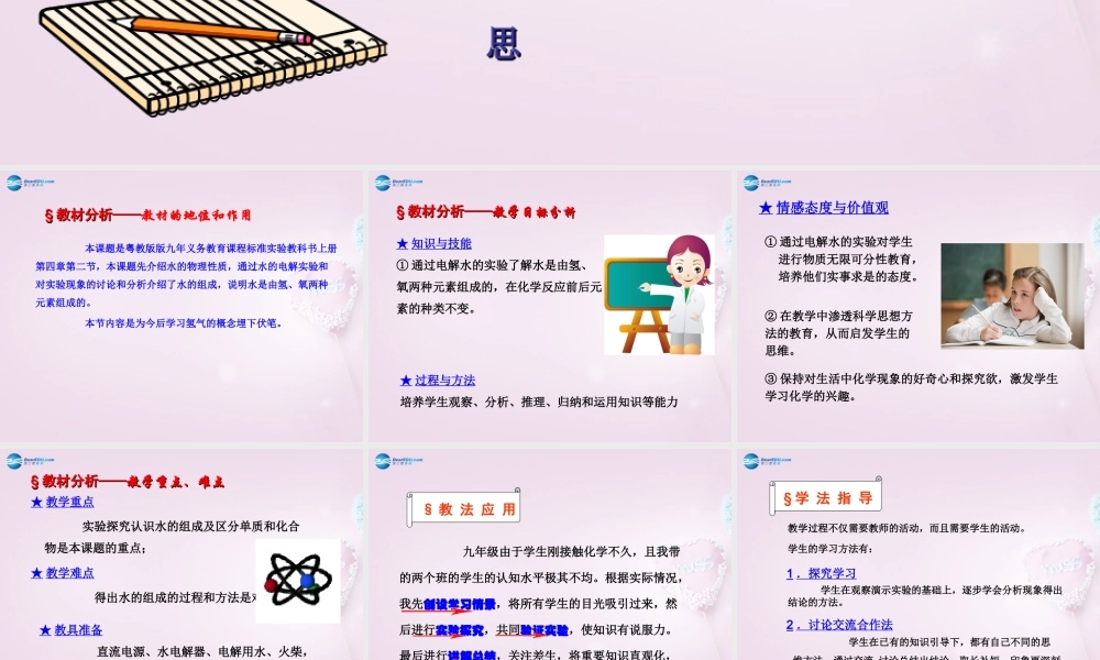 粤教初中化学九上《4.2 水的组成》PPT课件 (5).ppt