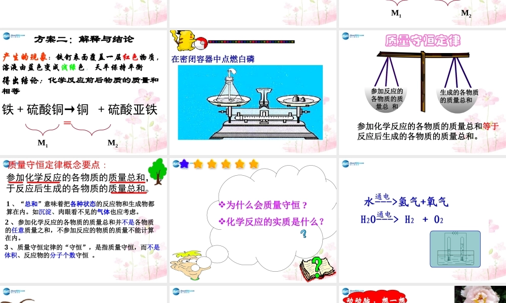 粤教初中化学九上《4.3 质量守恒定律》PPT课件 (5).ppt