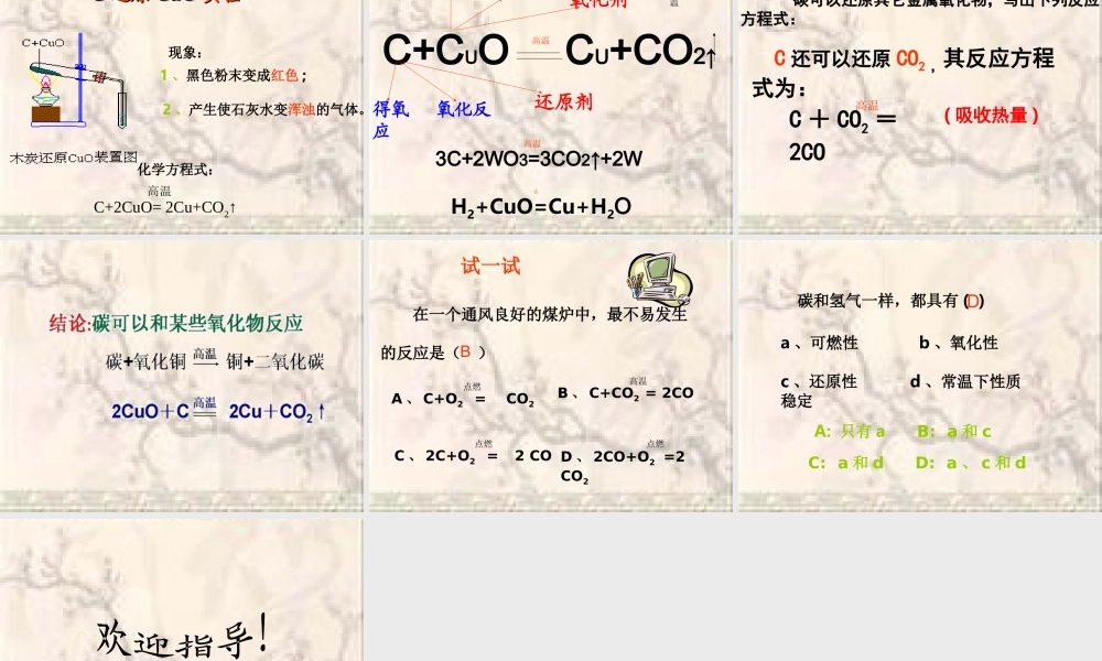 粤教初中化学九上《5.2 组成燃料的主要元素—碳》PPT课件 (1).ppt