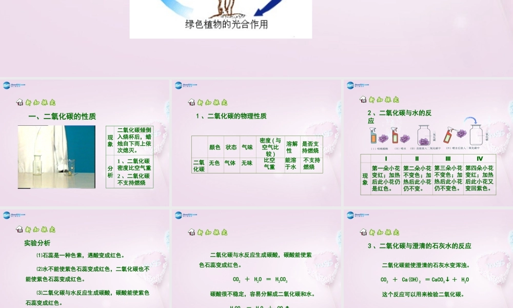 粤教初中化学九上《5.3 二氧化碳的性质和制法》PPT课件 (7).ppt