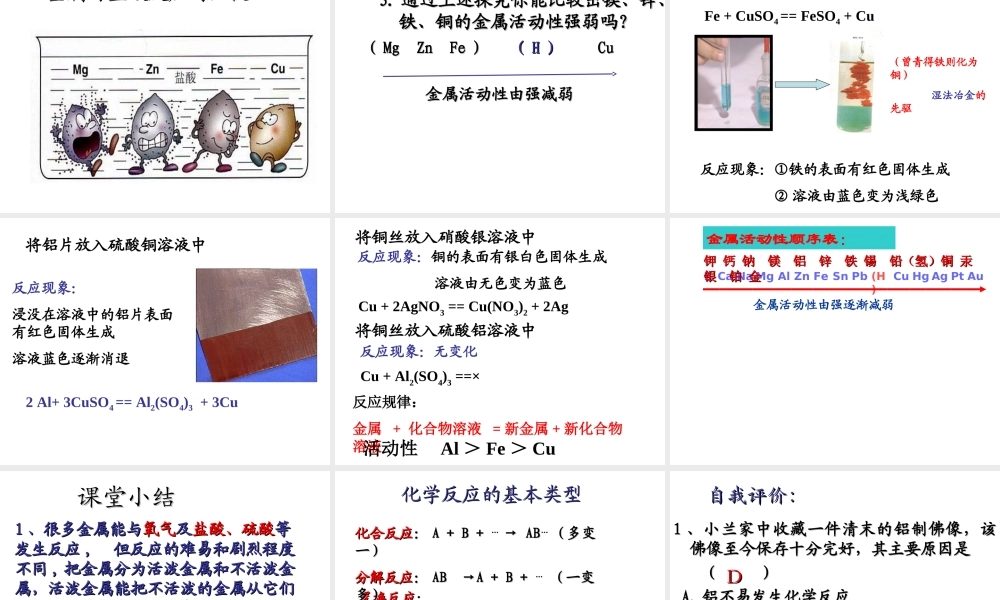 粤教初中化学九下《6.2 金属的化学性质》PPT课件 (2).ppt