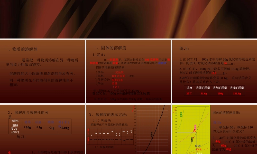 粤教初中化学九下《7.2 物质溶解的量》PPT课件 (2).ppt