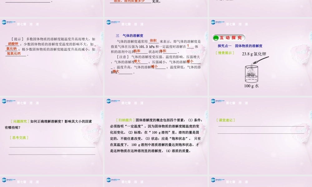 粤教初中化学九下《7.2 物质溶解的量》PPT课件 (5).ppt