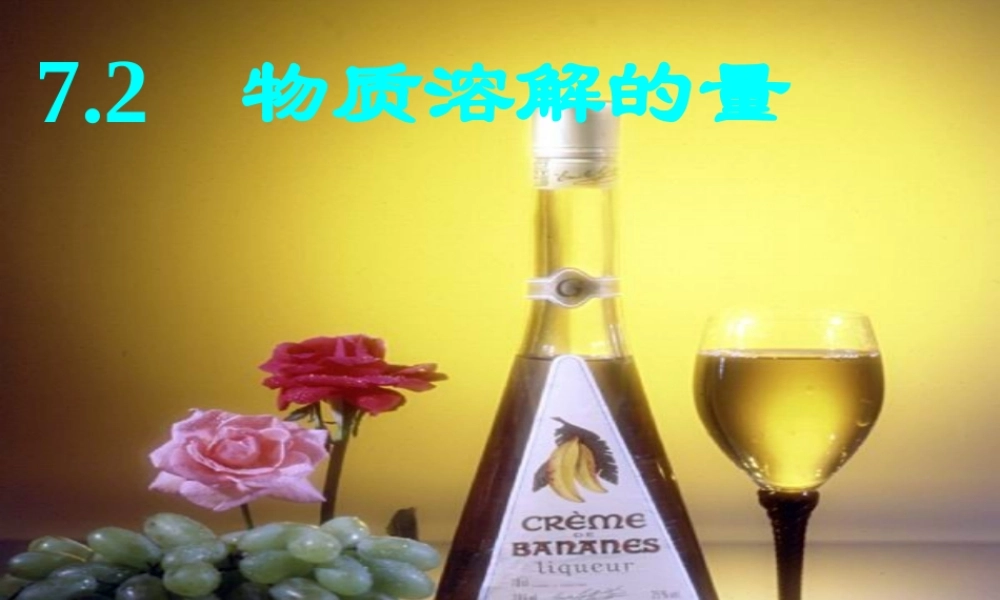 粤教初中化学九下《7.2 物质溶解的量》PPT课件 (7).ppt