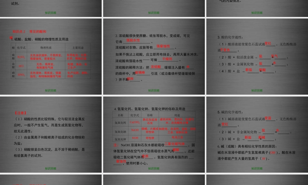 粤教初中化学九下《8.0第八章 常见的酸、碱、盐》PPT课件 (5).ppt