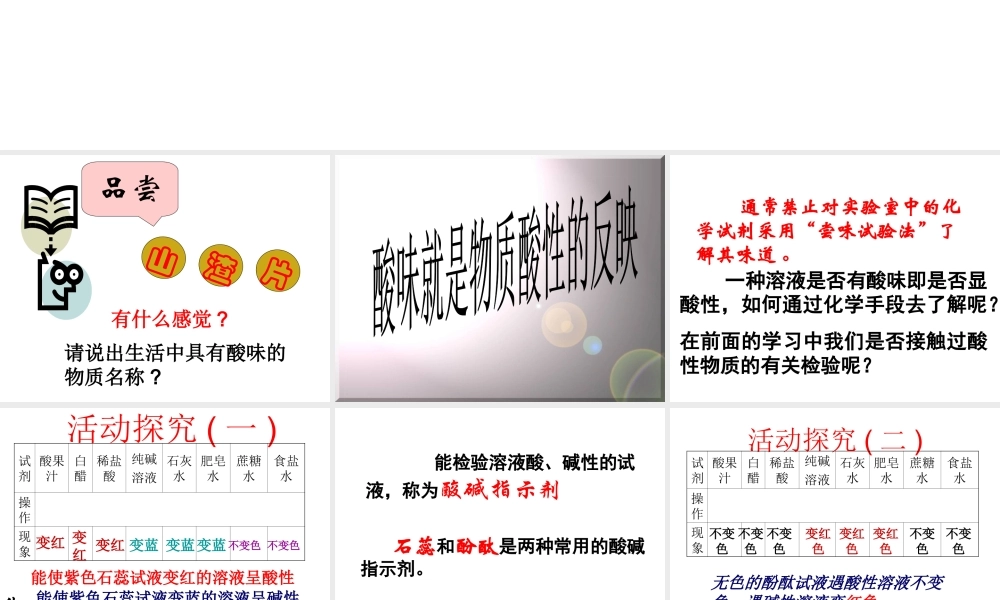 粤教初中化学九下《8.1 溶液的酸碱性》PPT课件 (2).ppt