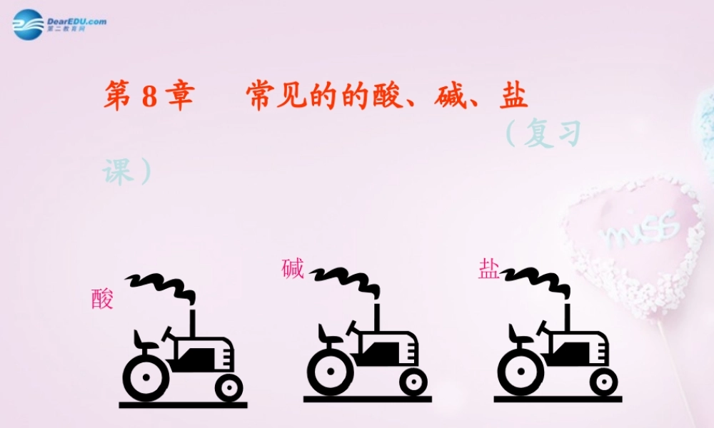 粤教初中化学九下《8.0第八章 常见的酸、碱、盐》PPT课件 (4).ppt