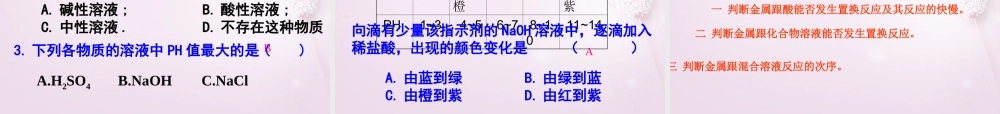 粤教初中化学九下《8.0第八章 常见的酸、碱、盐》PPT课件 (4).ppt
