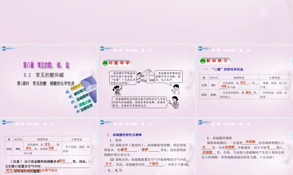 粤教初中化学九下《8.2 常见的酸和碱》PPT课件 (2).ppt